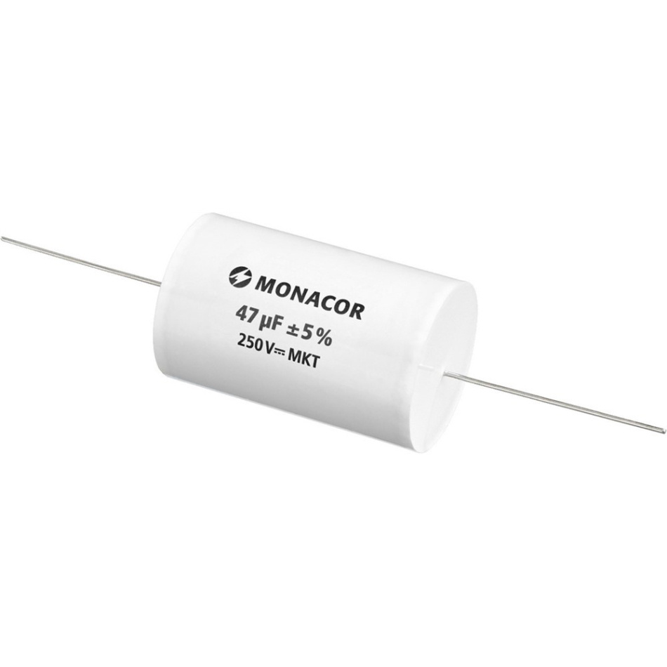 Monacor MKTA-470 Kondensator, metallbelagt polyesterfilm 47 uF, 250V