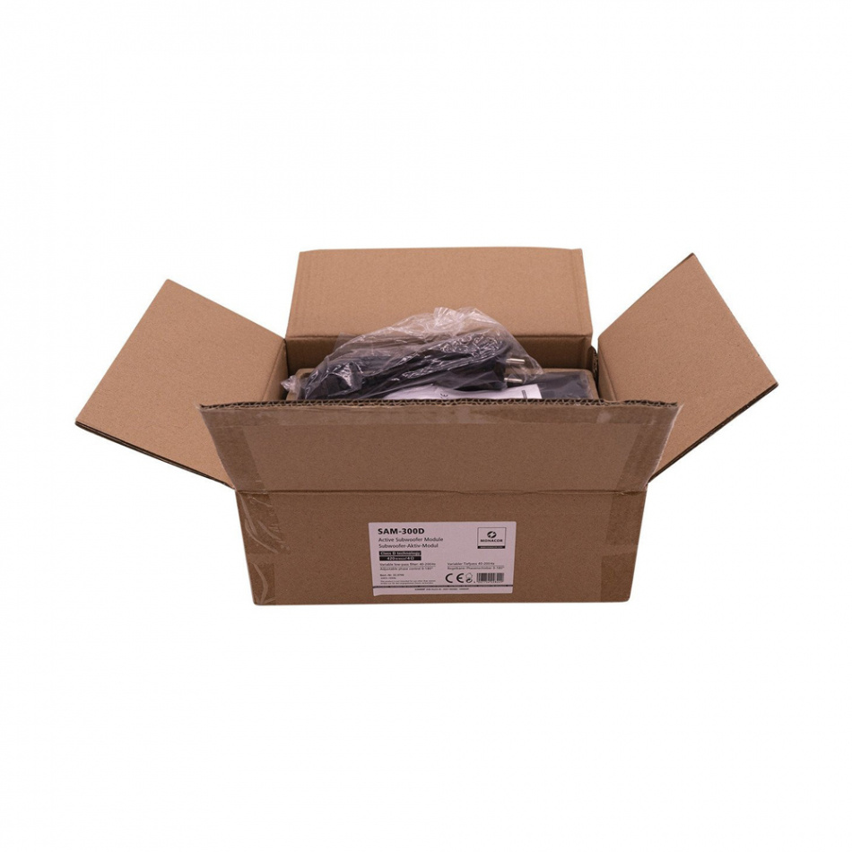 Monacor SAM-300D innbyggingsforsterker for subwoofer