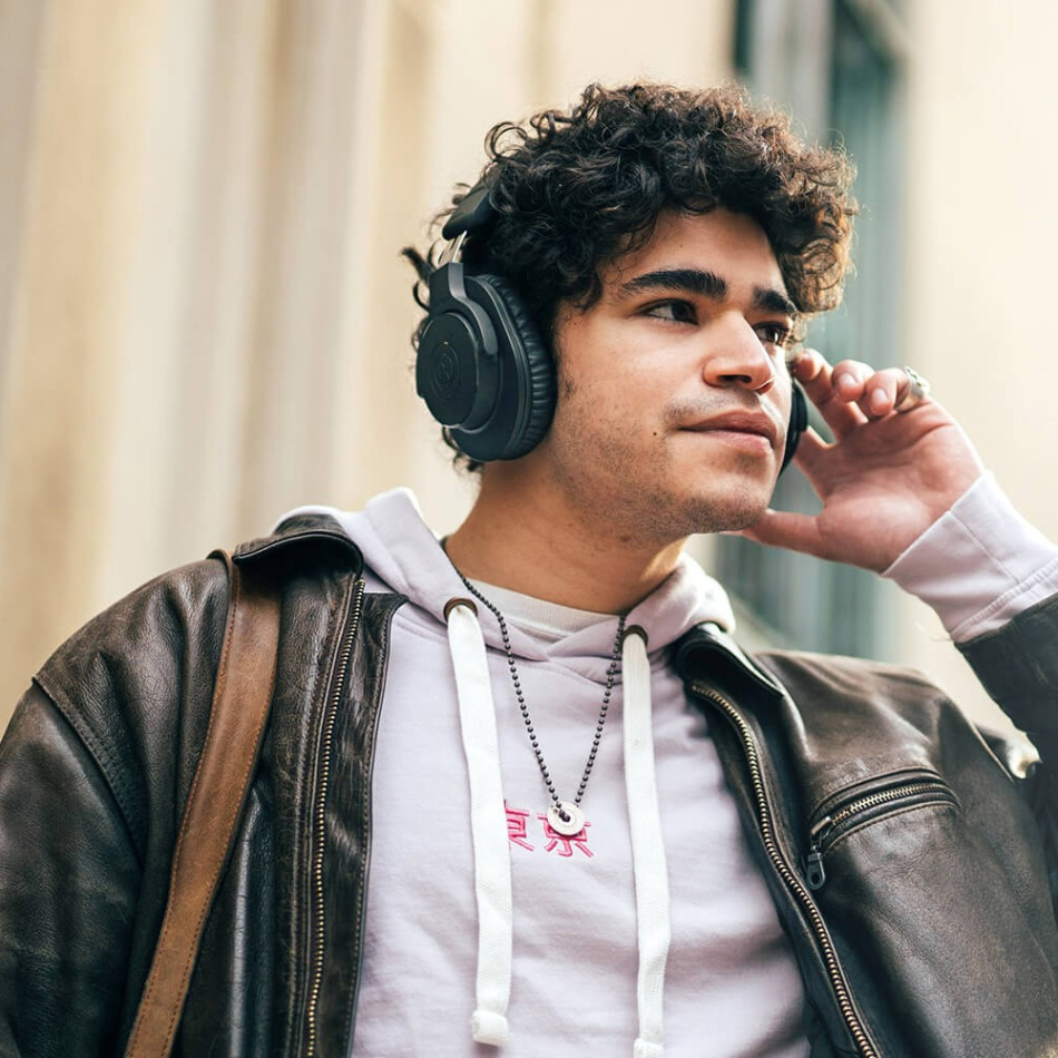 Audio Technica ATH-M20xBT, trådløse over-ear-hodetelefoner, svart