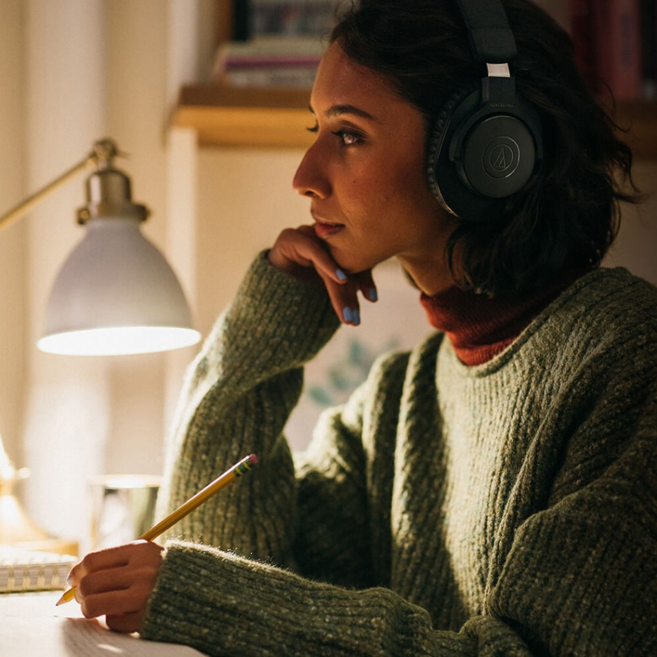 Audio Technica ATH-M20xBT, trådløse over-ear-hodetelefoner, svart