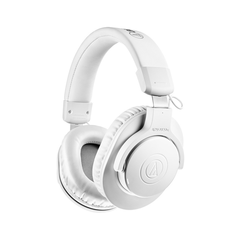 Audio Technica ATH-M20xBT trådløse over-ear-hodetelefoner, hvit