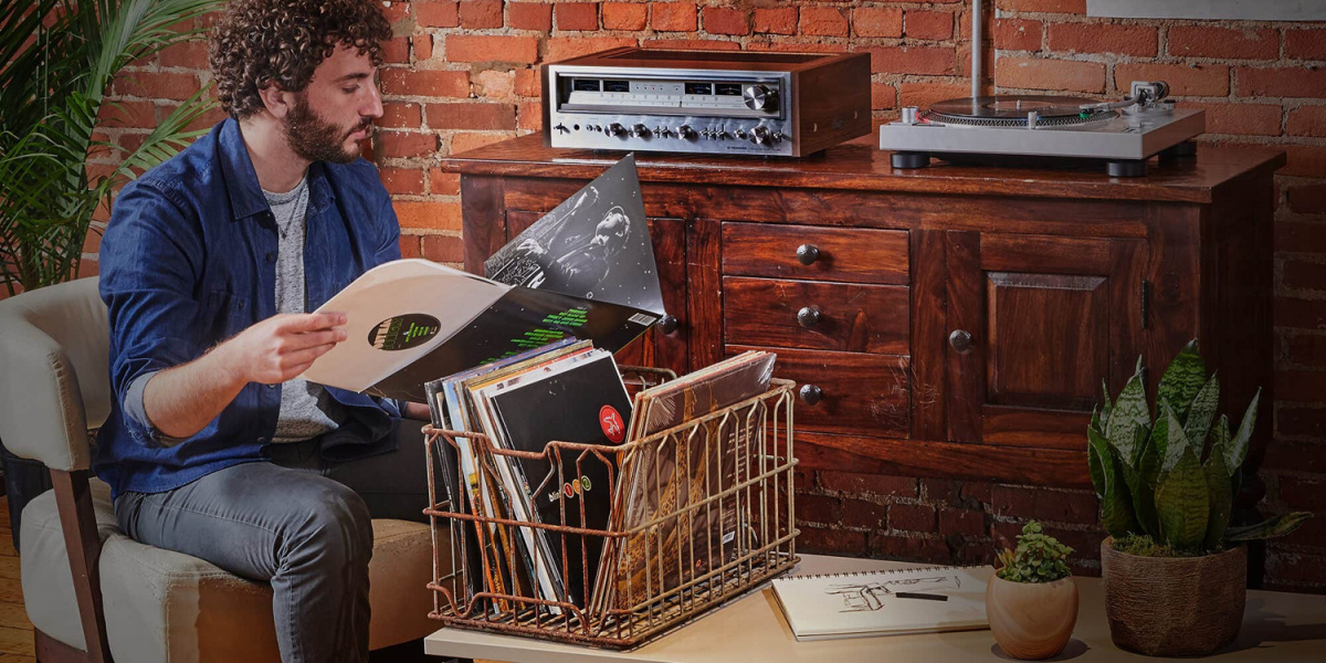 Audio Technica AT-LP120XUSB platespiller med RIAA-trinn og USB, sølv