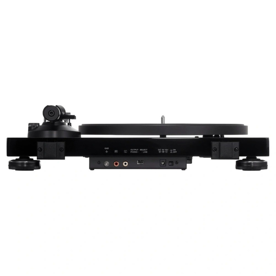 Audio-Technica AT-LPW50PB platespiller med innebygd RIAA & AT-VM95E pickup, svart
