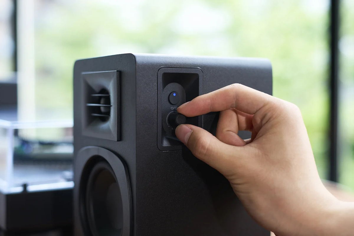 Audio Technica AT-SP3X aktive stereohøyttalere, svart par