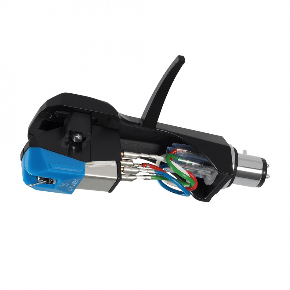 Audio Technica AT-VM95C/H, MM-pickup på AT-HS6 pickuphus for platespiller