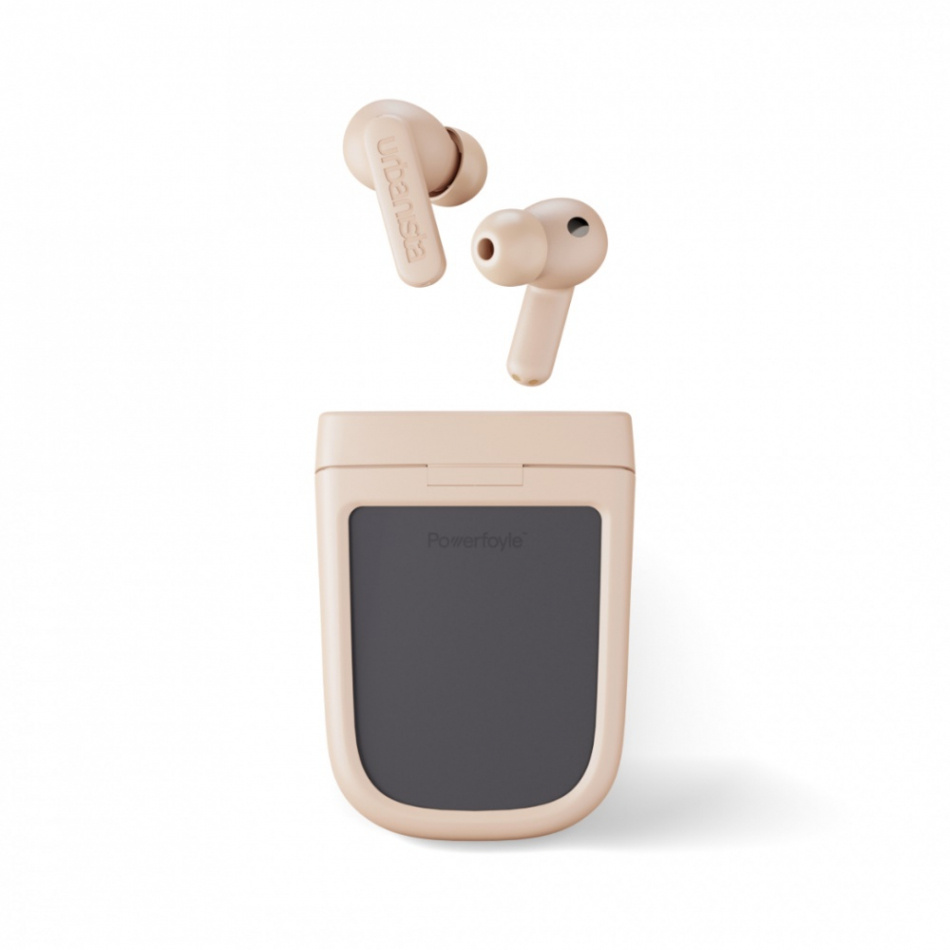 Urbanista Phoenix True Wireless ørepropper med solcellelading, Desert Rose