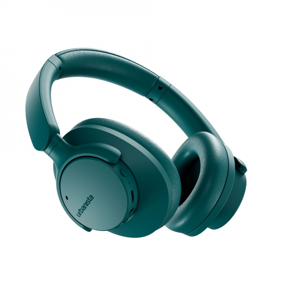 Urbanista Valencia trådløse over-ear-hodetelefoner med støyreduksjon, Teal Green