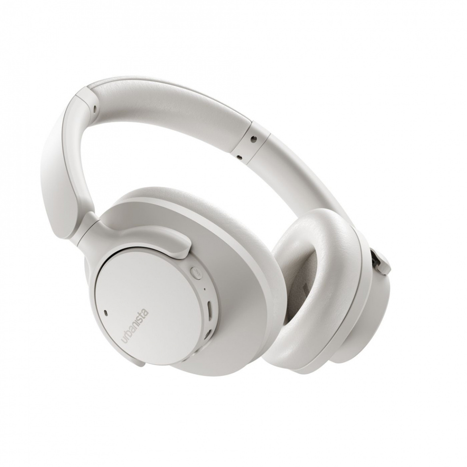 Urbanista Valencia trådløse over-ear-hodetelefoner med støyreduksjon, Cloud White