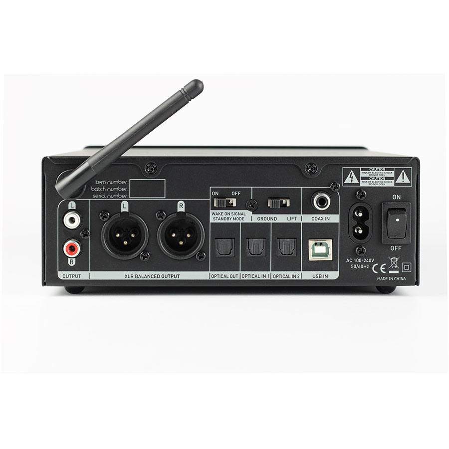 Tangent DAC II med Bluetooth, hodetelefonforsterker & forforsterkerdel