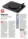 Elipson Chroma 400 platespiller med RIAA-trinn og Bluetooth, pianohvit Elipson Chroma 400 platespiller med RIAA-trinn og Bluetooth, pianohvit
