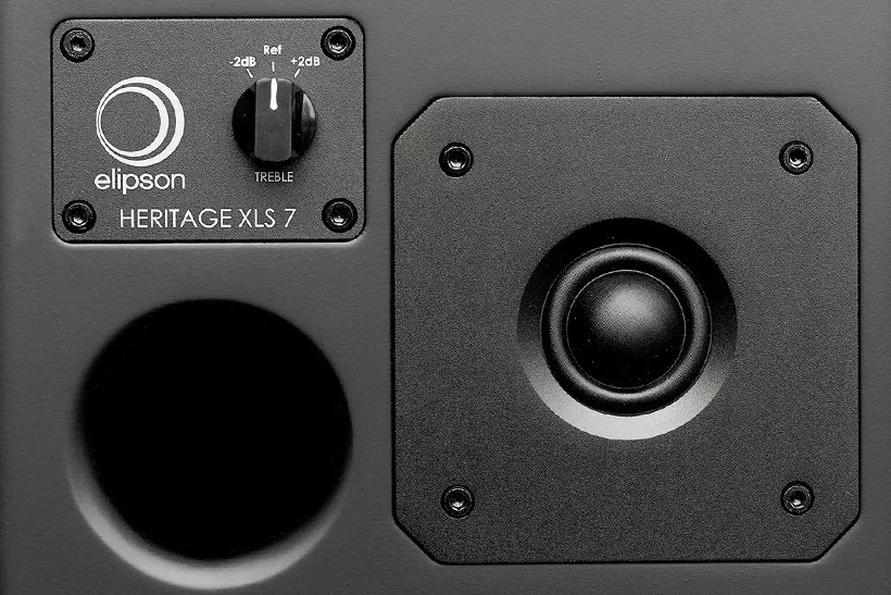 Elipson Heritage XLS7 vintage-inspirerte stativhøyttalere par, lys eik
