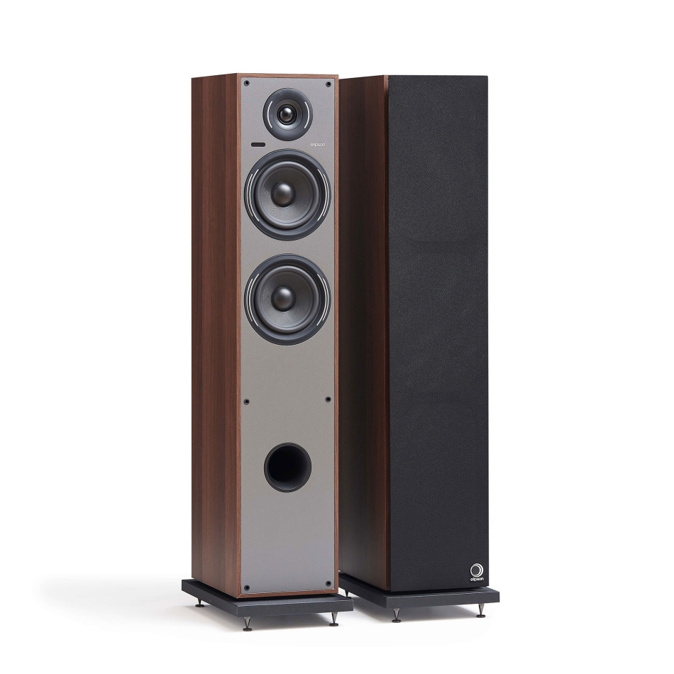 Elipson Horus 11F BT aktive stereohøyttalere med HDMI ARC, valnøtt par