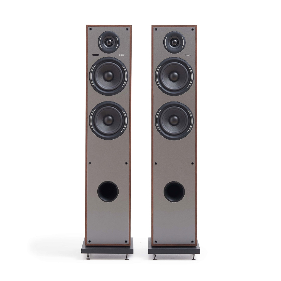 Elipson Horus 11F BT aktive stereohøyttalere med HDMI ARC, valnøtt par