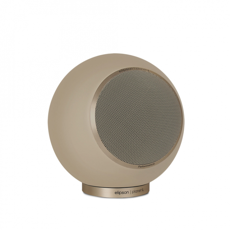 Elipson Planet L Performance kulehøyttaler, mattlakkert beige stk