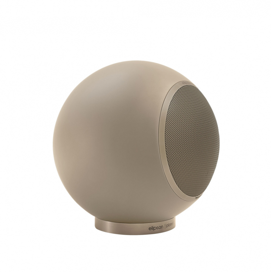 Elipson Planet L Performance kulehøyttaler, mattlakkert beige stk