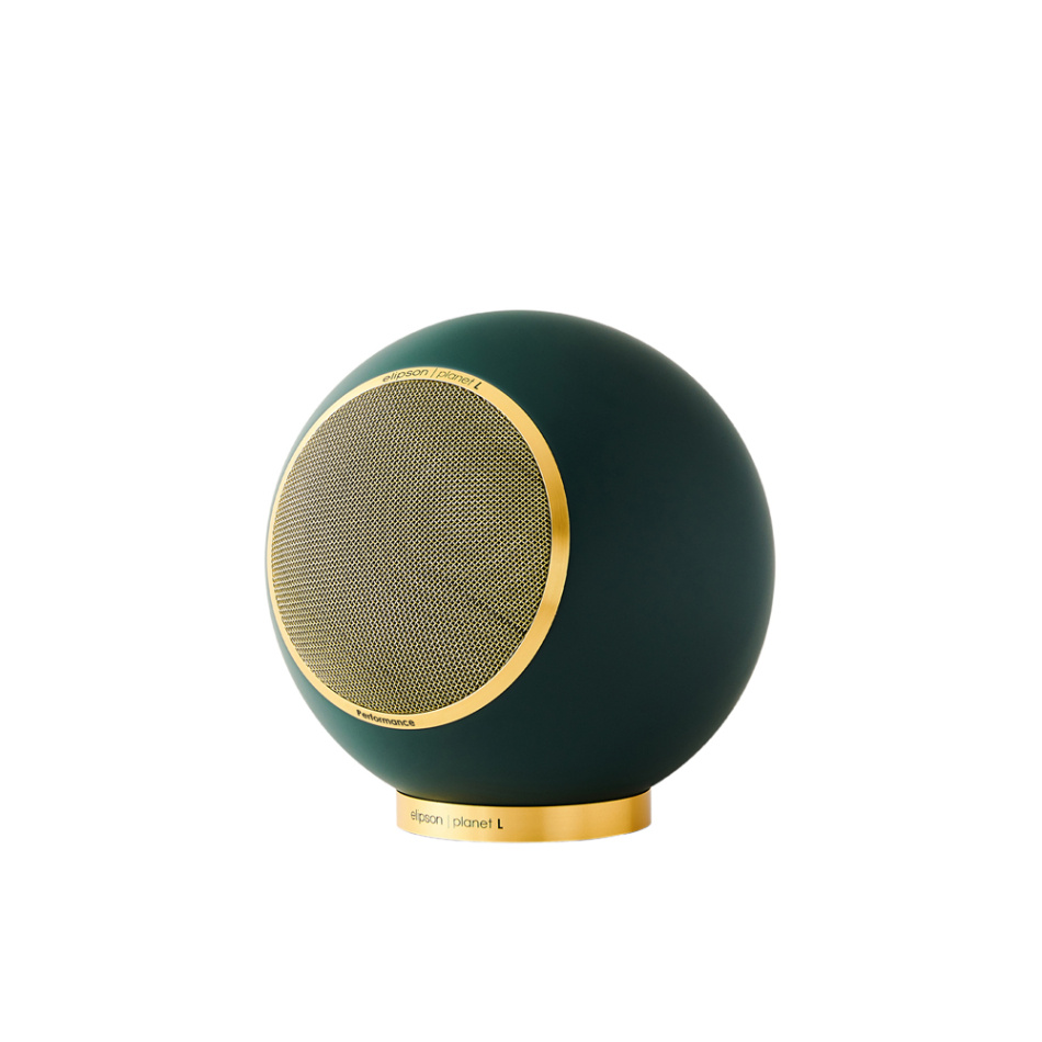 Elipson Planet L Performance Gold Edition kulehøyttaler, mattlakkert grønn stk