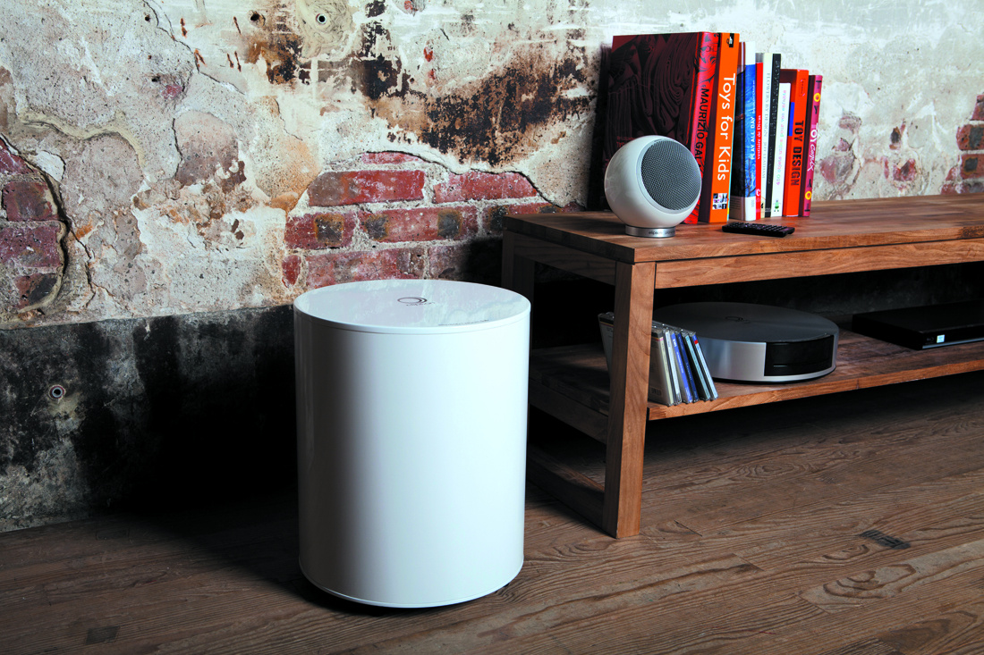 Elipson Planet Sub, aktiv subwoofer pianohvit