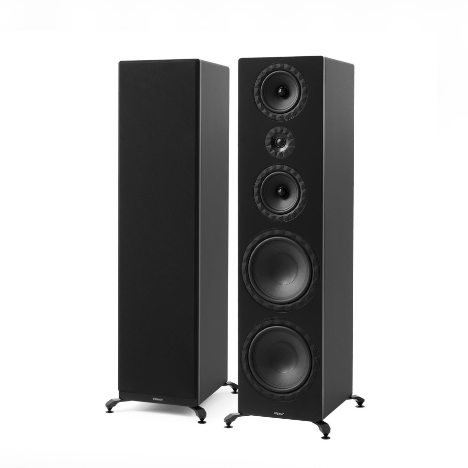 Elipson Prestige Facet II 34F gulvhøyttaler, matt svart par