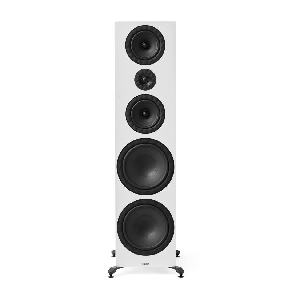 Elipson Prestige Facet II 34F gulvhøyttaler, matt hvitt par