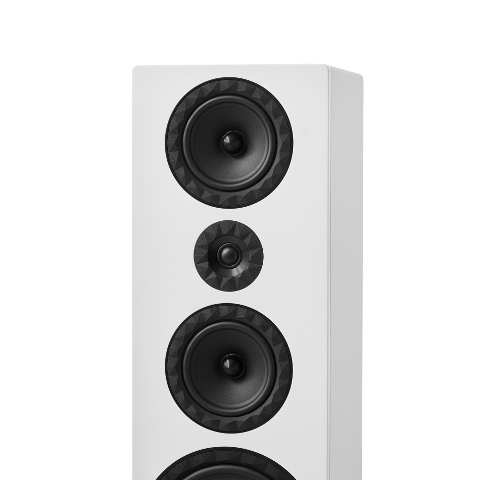 Elipson Prestige Facet II 34F gulvhøyttaler, matt hvitt par