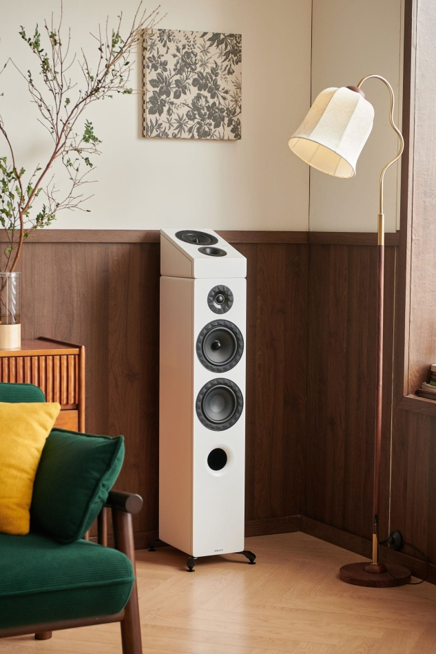 Elipson Prestige Facet II 6ATM Atmos-høyttaler, matt hvitt par