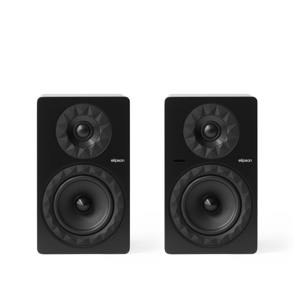 Elipson Prestige Facet II 6B aktiv streaminghøyttaler med HDMI, matt svart par