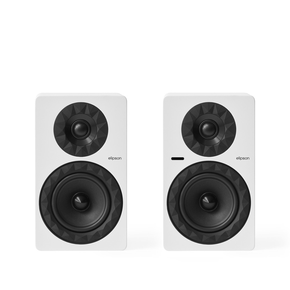 Elipson Prestige Facet II 6B aktiv streaminghøyttaler med HDMI, matt hvit par