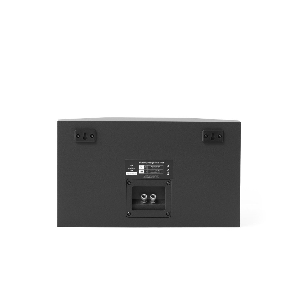 Elipson Prestige Facet II 7SR surroundhøyttaler, matt svart par