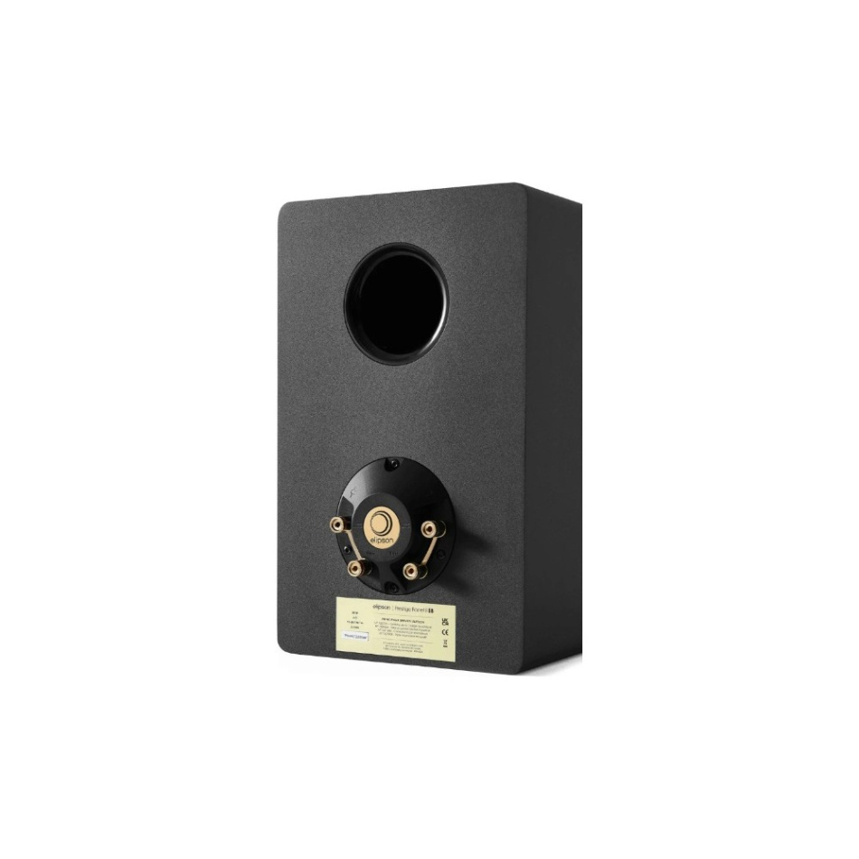 Elipson Prestige Facet II 8B stativhøyttalere, matt svart/gull par