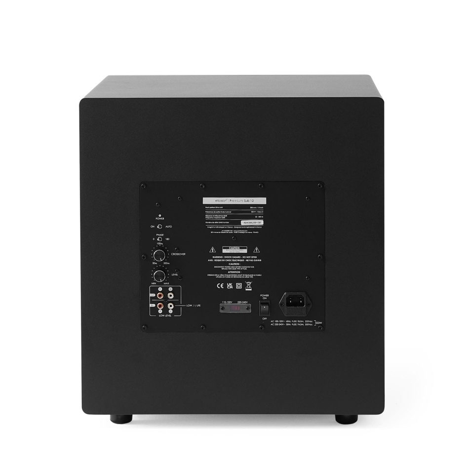 Elipson Premium Sub 12 aktiv subwoofer, svart