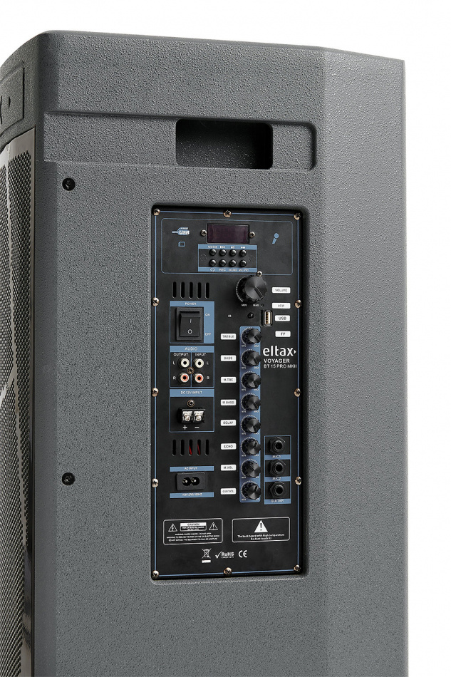 Eltax Voyager BT15 PRO MKII partyhøyttaler med Bluetooth & karaoke
