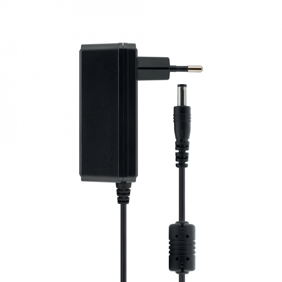 Deltaco PS12-30B Strømadapter 12V DC/3A, svart