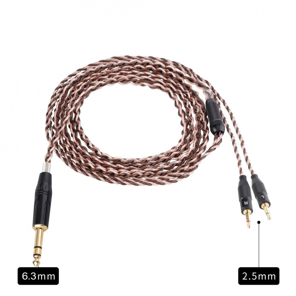 Sendy Aiva 6.35mm hodetelefonkabel, 1.8 meter