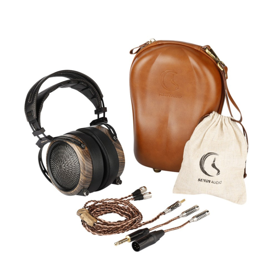 Sendy Audio Peacock High End-klassifisert over-ear hodetelefon, svart