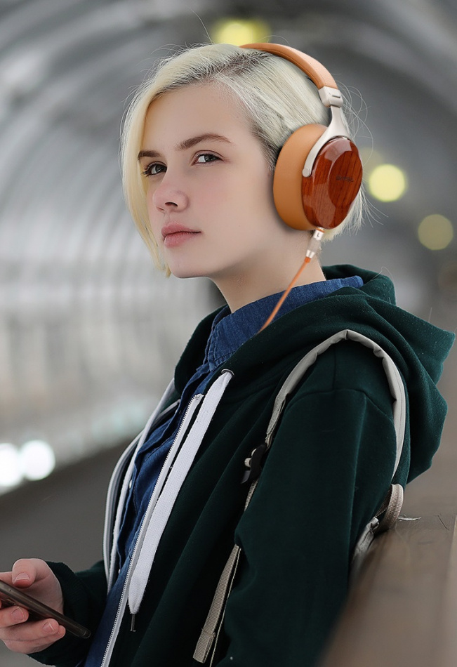 Sivga Audio SV021 lukkede over-ear hodetelefoner, rosentre