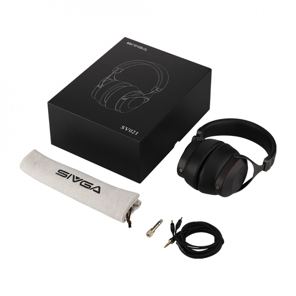 Sivga Audio SV021 lukkede over-ear hodetelefoner, svart
