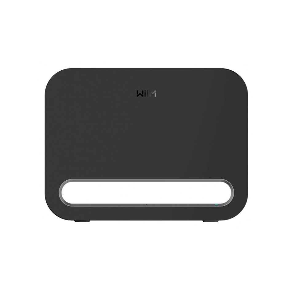 WiiM Sub Pro kompakt trådløs subwoofer, svart