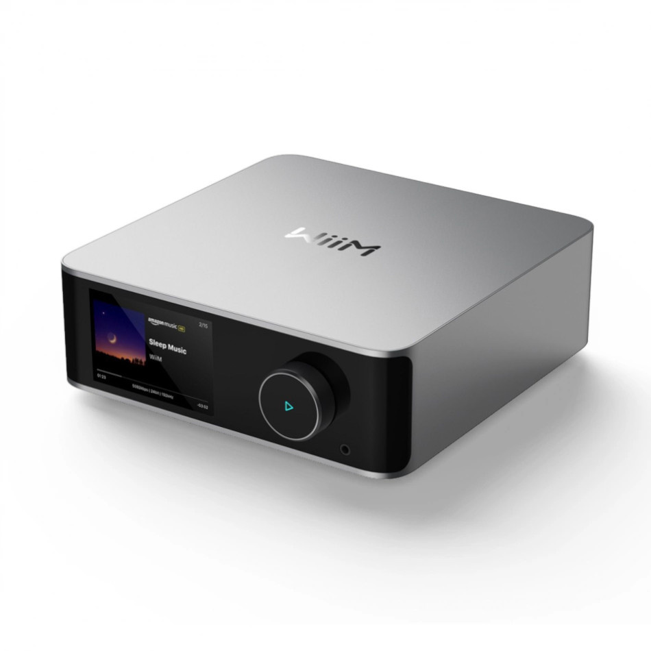 WiiM Ultra nettverksstreamer med HDMI ARC, måle-EQ og Chromecast, sølv
