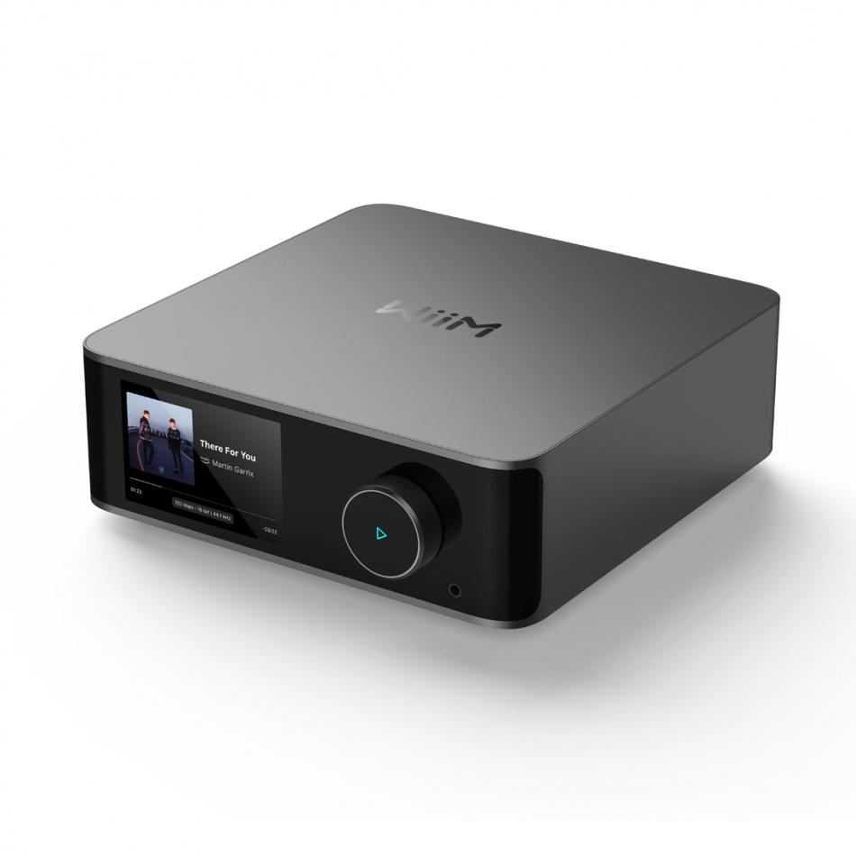 WiiM Ultra nettverksstreamer med HDMI ARC, måle-EQ og Chromecast, mørkegrå