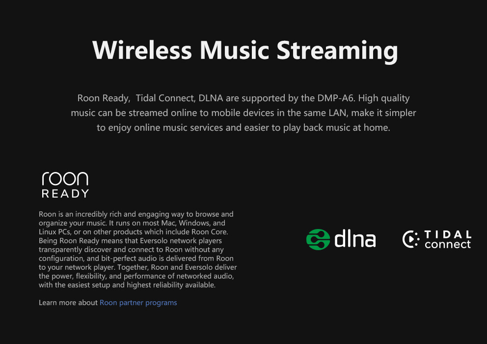 Eversolo DMP-A6 Gen 2 nettverkstreamer med DAC