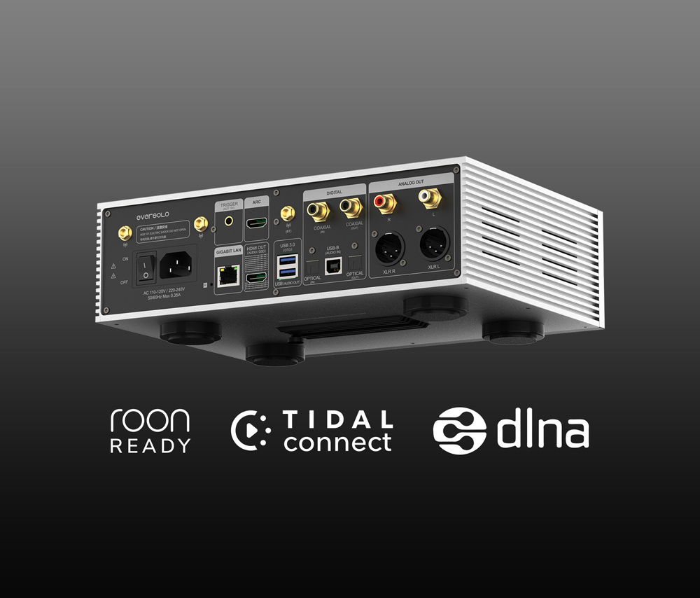 Eversolo DMP-A6 Master Edition Gen 2 nettverkstreamer med DAC, sølv