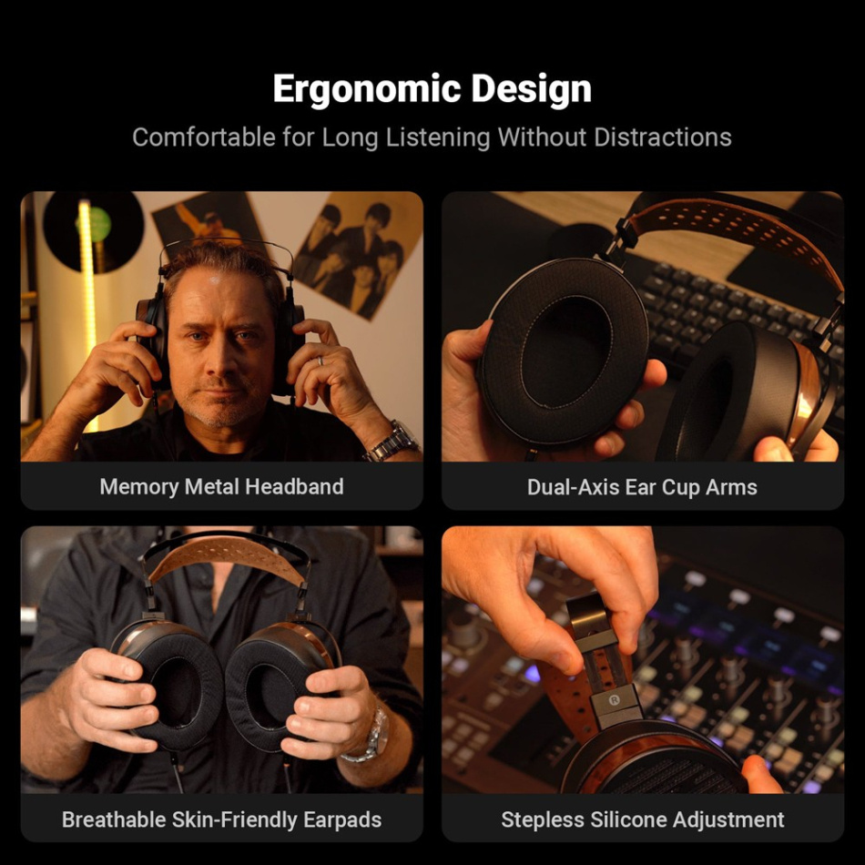 Fosi Audio i5 Planar Magnetic over-ear-hodetelefoner