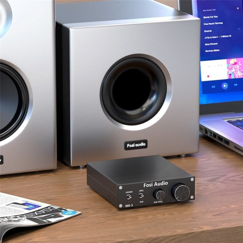 Fosi Audio M0-3 kompakt subwooferforsterker