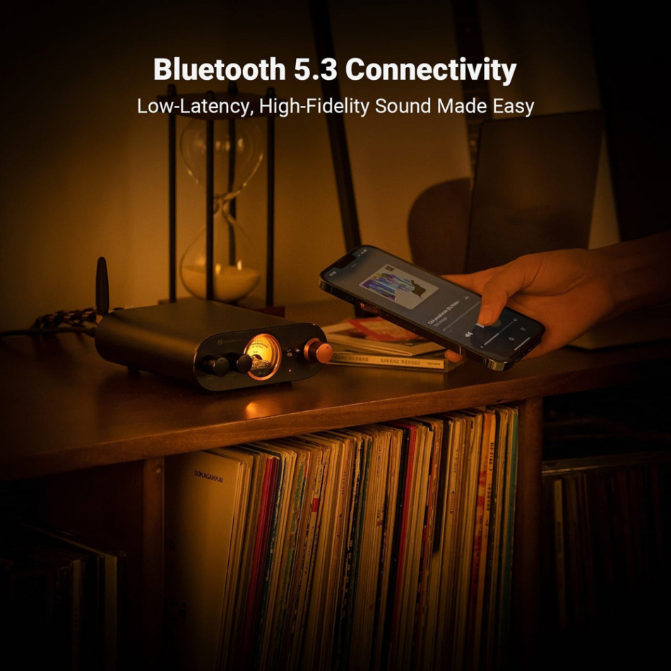 Fosi Audio MC101 kompakt stereoforsterker med Bluetooth