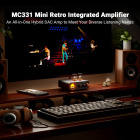 Fosi Audio MC331 rørbestykket stereoforsterker med Bluetooth og DAC Fosi Audio MC331 rørbestykket stereoforsterker med Bluetooth og DAC