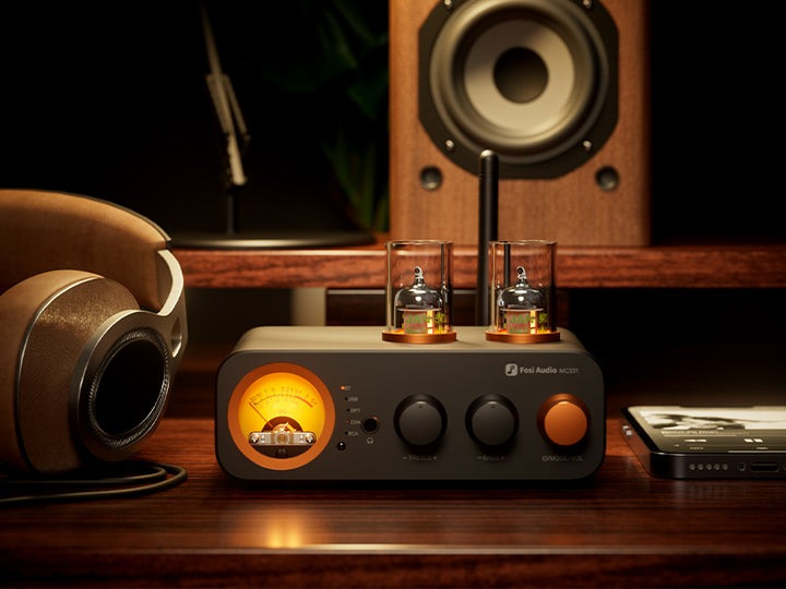 Fosi Audio MC331 rørbestykket stereoforsterker med Bluetooth og DAC