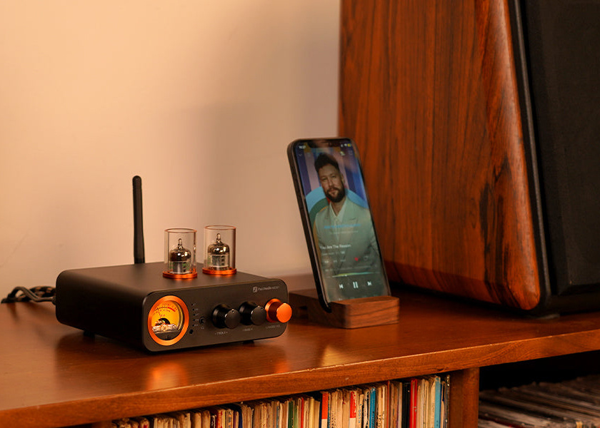 Fosi Audio MC331 rørbestykket stereoforsterker med Bluetooth og DAC