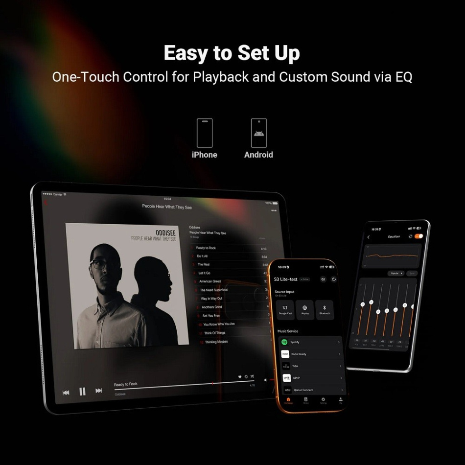 Fosi Audio S3 nettverksstreamer med HDMI eARC & XLR-utgang