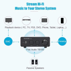 Fosi Audio TB10D kompakt stereoforsterker med 32V strømforsyning Fosi Audio TB10D kompakt stereoforsterker med 32V strømforsyning