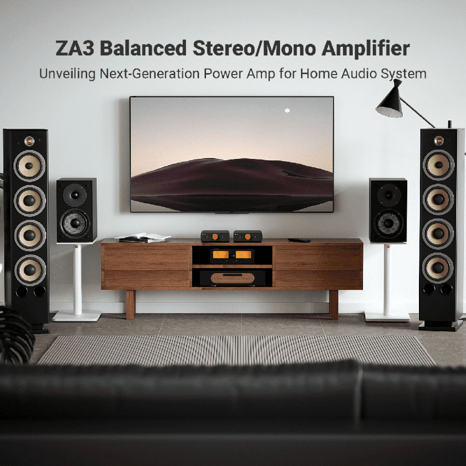 Fosi Audio ZA3 kompakt stereoforsterker